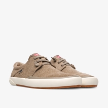 Camper Beige Sneakers Mens - Peu Rambla Online Ireland | XTAHS7095